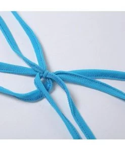 Own Saviour Holo Ruched Halter Dress New In