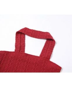 Own Saviour Knitted Halter Crop