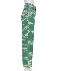 Own Saviour Green Tie Dye Pants New In