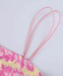 Own Saviour Hawaii Yellow Floral Mini Dress