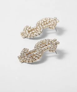 Own Saviour Dollar Stud Earrings New In