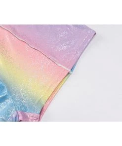 Own Saviour Rainbow Shimmer Playsuit Bodysuits