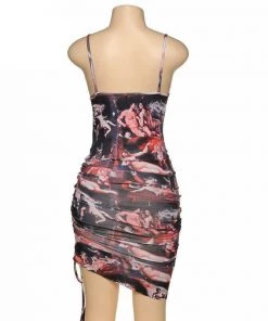 Own Saviour Renaissance Ruched Mini Dress