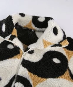 Own Saviour New In Yin Yang Teddy Jacket