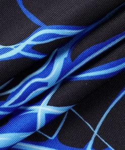 Own Saviour Blue Lightning Cami Crop Tees + Tops