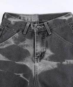 Own Saviour Brown/Grey Tie Dye Jeans