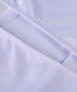 Own Saviour Tees + Tops White Y2K Cowl Crop