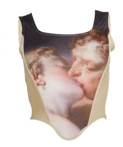 Own Saviour Tees + Tops Dark Renaissance Print Art Crop