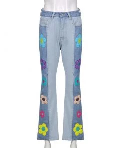 Own Saviour Flower Power Flare Jeans