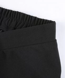 Own Saviour Low V Waist Black Flares