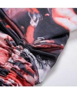 Own Saviour Renaissance Ruched Mini Dress