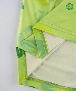 Own Saviour Green Leaf Halter Crop New In