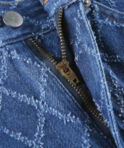 Own Saviour Grid Cross Jeans