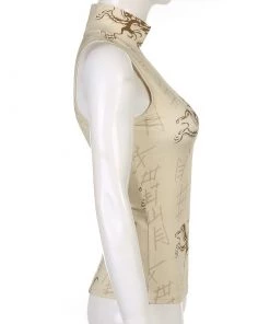 Own Saviour Dragon Turtleneck Tank New In