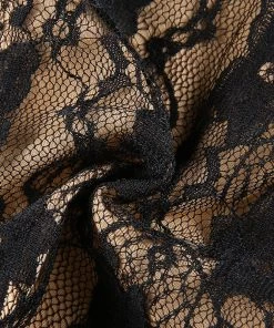 Own Saviour Black Lace Overlay Cami Crop New In