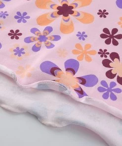 Own Saviour Floral Flare Sleeve Crop New In