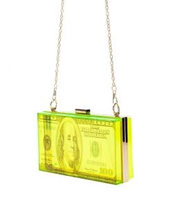 Own Saviour Transparent Dollar Clutch/Shoulder Bag