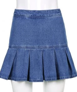 Own Saviour Frill Pleat Mini Skirt New In