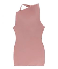 Own Saviour Pink Silk Cowl Mini Dress New In