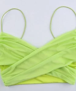 Own Saviour Puff Sleeve Wrap Crop