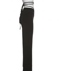 Own Saviour Tie Up Low Rise Pants