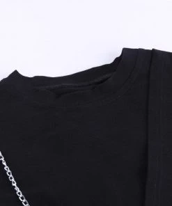 Own Saviour Cut Out Chain Ring Crop