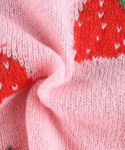 Own Saviour Tees + Tops Strawberry Knit Tank Top