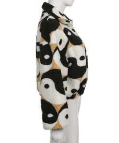 Own Saviour New In Yin Yang Teddy Jacket