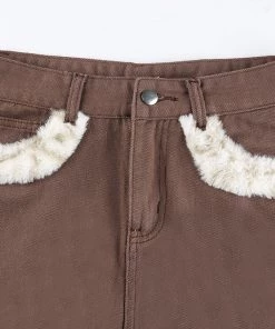 Own Saviour Leopard Faux Fur Mini Skirt Skirts