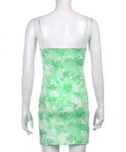 Own Saviour Green Blossom Mini Dress New In
