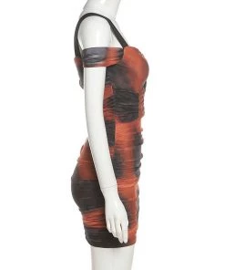 Own Saviour Dusk Ruched Mini Dress