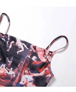 Own Saviour Renaissance Ruched Mini Dress