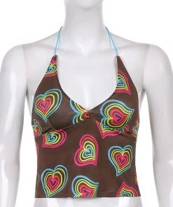 Own Saviour Rainbow Heart Halter New In