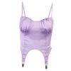 Own Saviour Purple Suspender Top Tees + Tops