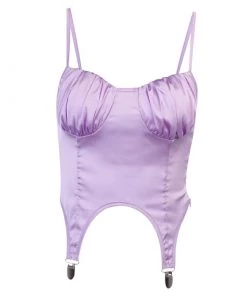 Own Saviour Purple Suspender Top Tees + Tops