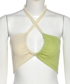Own Saviour Splice Halter Crop