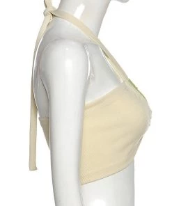 Own Saviour Splice Halter Crop