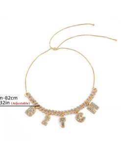 Own Saviour New In BITCH Rhinestone Necklace