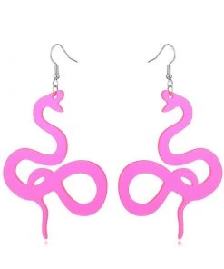 Own Saviour Neon Snake Dangle Earrings