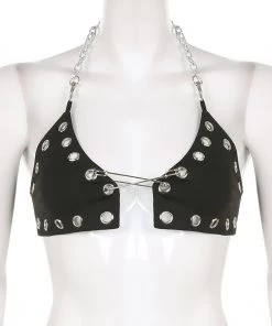 Own Saviour New In Chain Halter Bra Crop