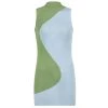 Own Saviour Blue Green Splice Yin Dress New In