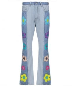 Own Saviour Flower Power Flare Jeans