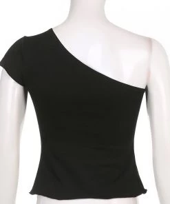 Own Saviour New In Cold Shoulder Rose Top