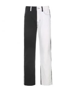 Own Saviour Black/White Splice Jeans