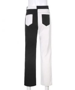 Own Saviour Black/White Splice Jeans