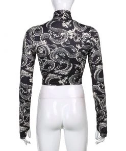 Own Saviour New In BY Dragon Turtleneck Crop