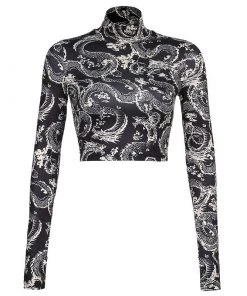 Own Saviour New In BY Dragon Turtleneck Crop