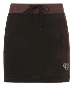 Own Saviour Heartbreak Velvet Velour Mini Skirt