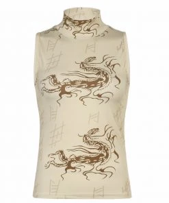 Own Saviour Dragon Turtleneck Tank New In