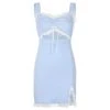 Own Saviour Frill Cut Out Dress